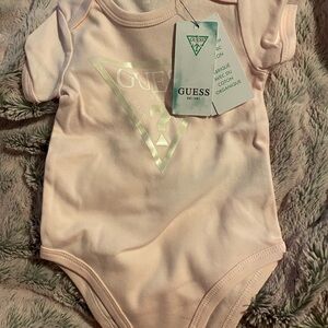 GUESS Pink Baby One Piece